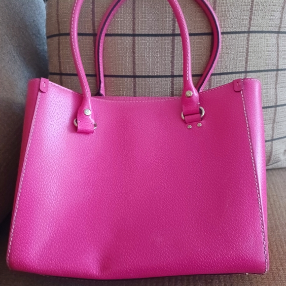 Kate Spade Vibrant Pink Tote- EUC - Picture 3 of 9
